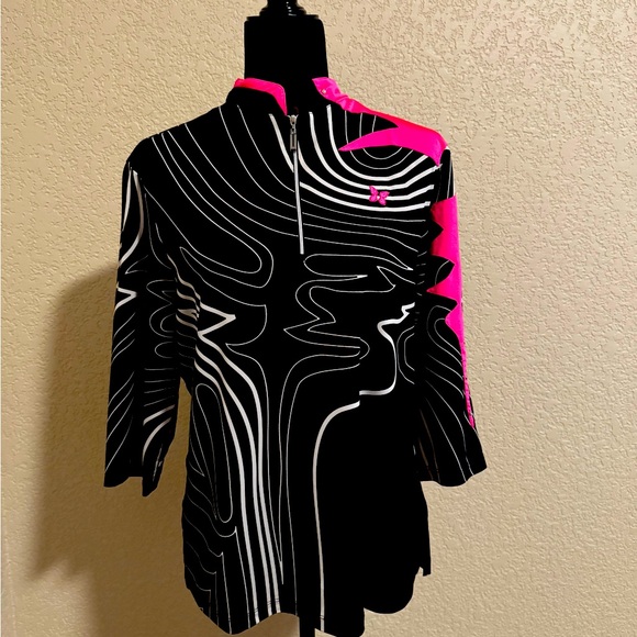 jamie sadock Tops - Women's Black and Pink Top